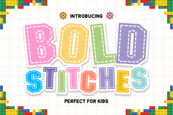 Bold Stitches: The Crafty Display Font That Pops