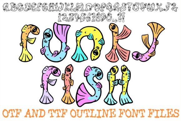 Dive Into Design with the Funky Fish Font