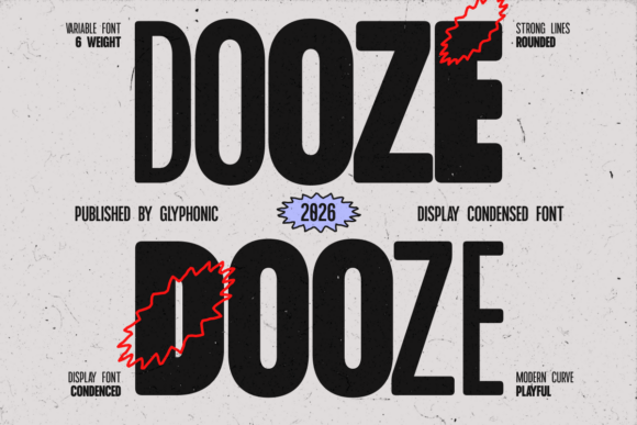 Dooze: The High-Impact Display Font for Modern Creators