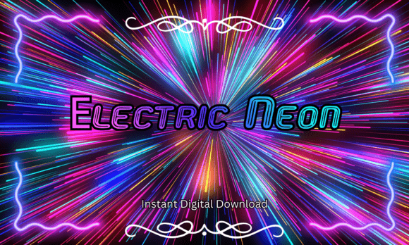 Electric Neon: A Typeface for Digital Impact