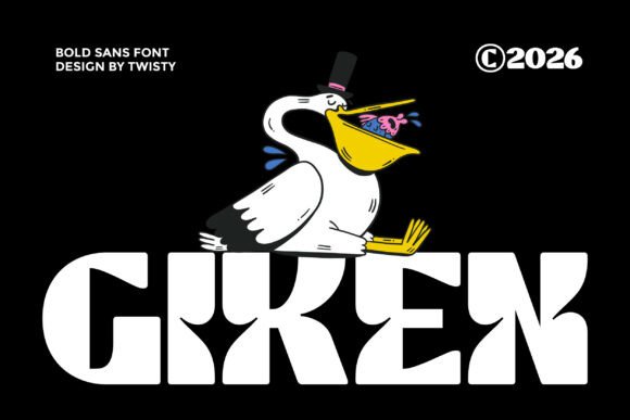 Giken: A Bold Sans Serif for Modern Branding