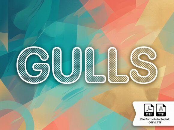 Gulls: The Retro-and-Radiant Display Typeface