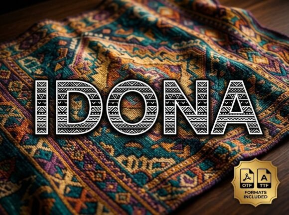 Idona: The Decorative Display Font for High-Impact Projects