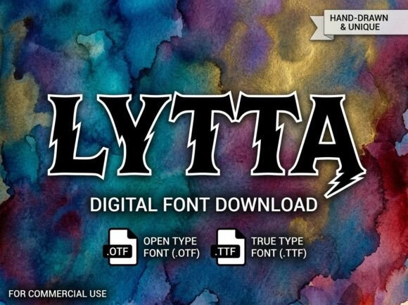 Lytta: The All-Caps Font for Unforgettable Branding