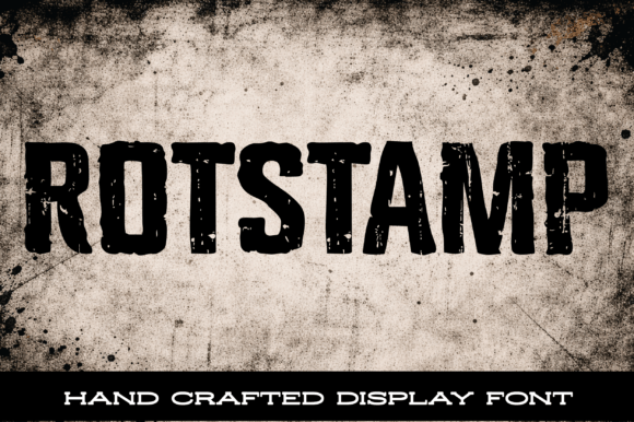 Rotstamp: The Display Font with Gritty, Authentic Character
