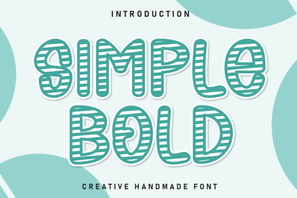 Simple Bold: A Typeface with Architectural Charm
