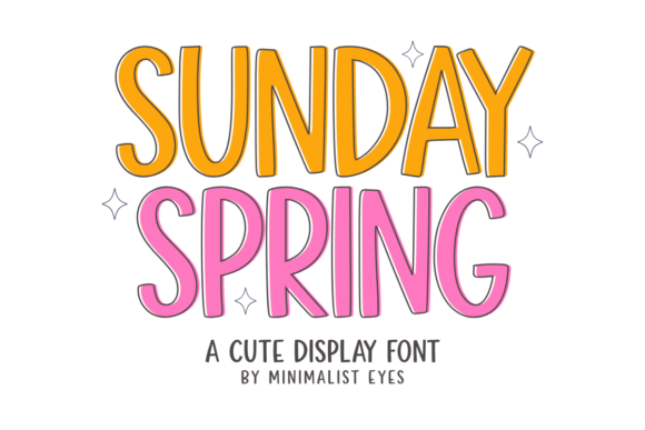 Sunday Spring: A Fresh Display Font for Joyful Designs