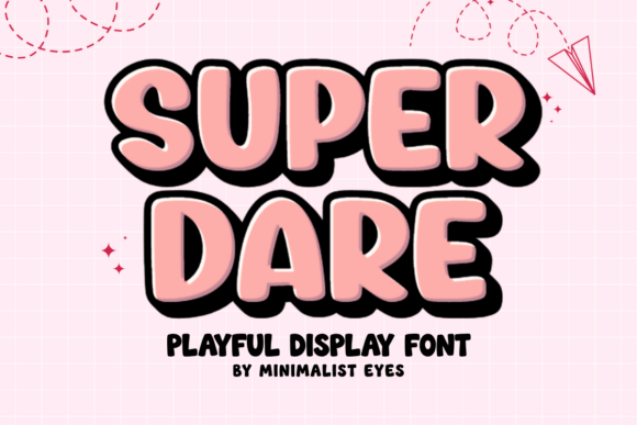 Super Dare: The Playful Display Font for Creative Projects