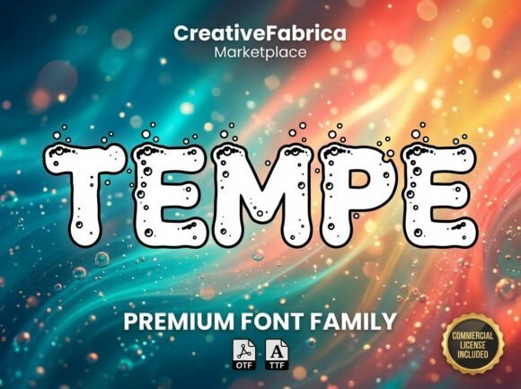 Tempe: A Bold Display Typeface for Impactful Design