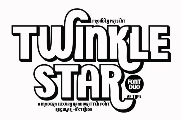 Twinkle Star: A Display Font with Unmistakable Character
