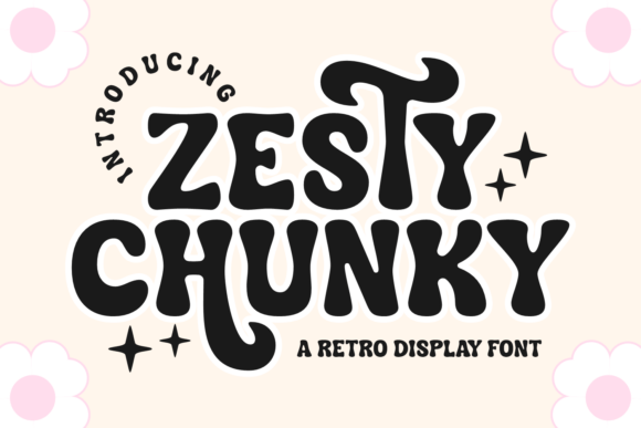 Zesty Chunky: Your Go-To Typeface for Retro-Modern Charm